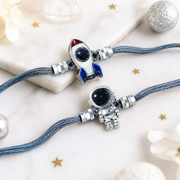 Space Explorer Rakhi Set of 2 for Kids