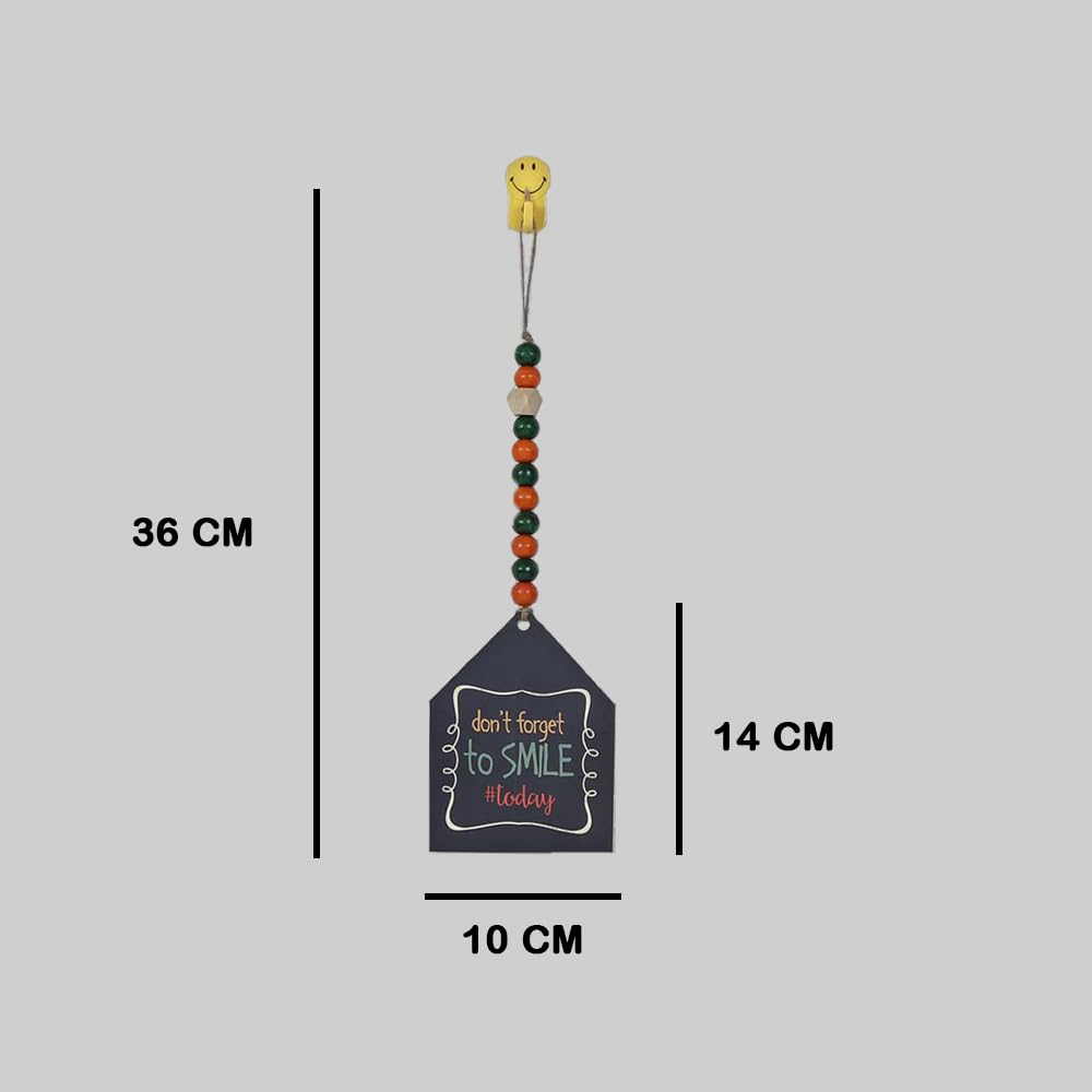 Beaded Wooden Huts set of 5 Quote Decorative Wall Art MDF Wooden Wall Hanger 