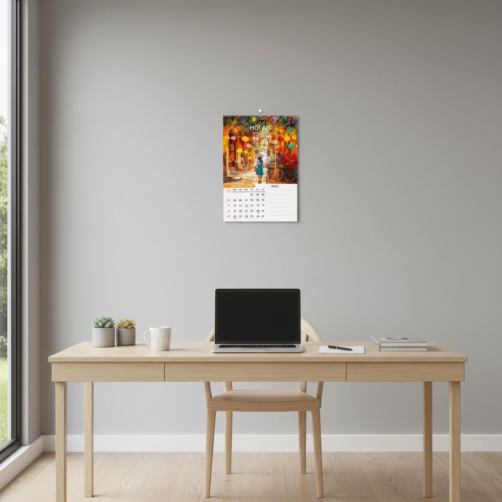 2026 Wall Calendar  Professional Monthly Planner (Jan 2026 - Dec 2026)  7-Sheet Dual-Sided Hanging C