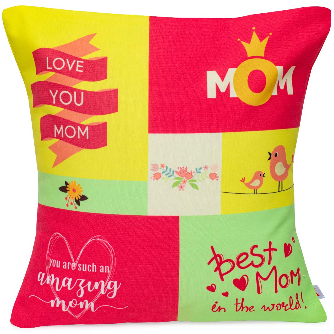 Gits For Parents- Dad Mom Printed Cushion Cover Set Of 2