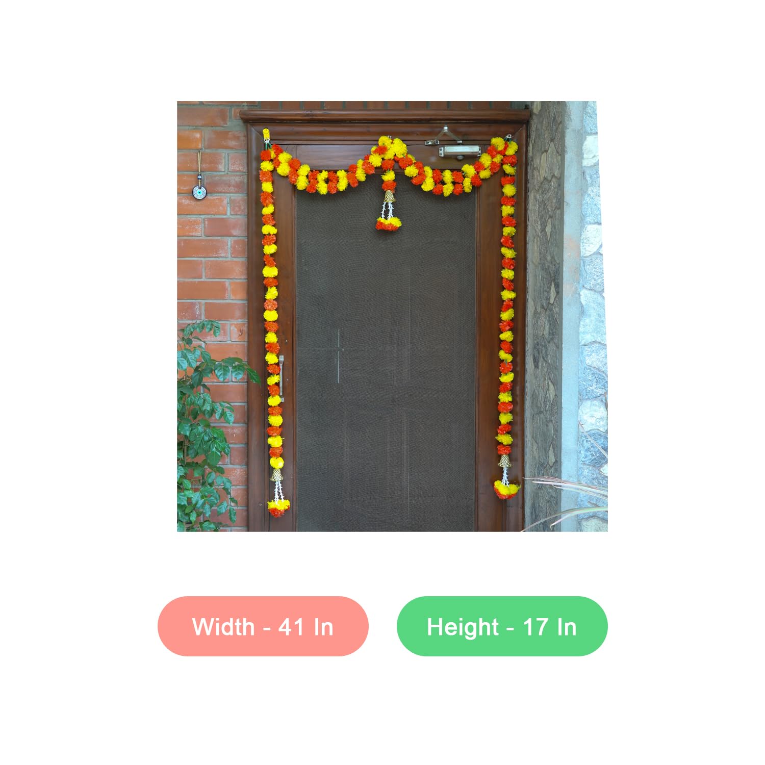 Decorative Door Hanging Toran for Diwali  Traditional Bandharwal  Used for Decoration of Main Entran