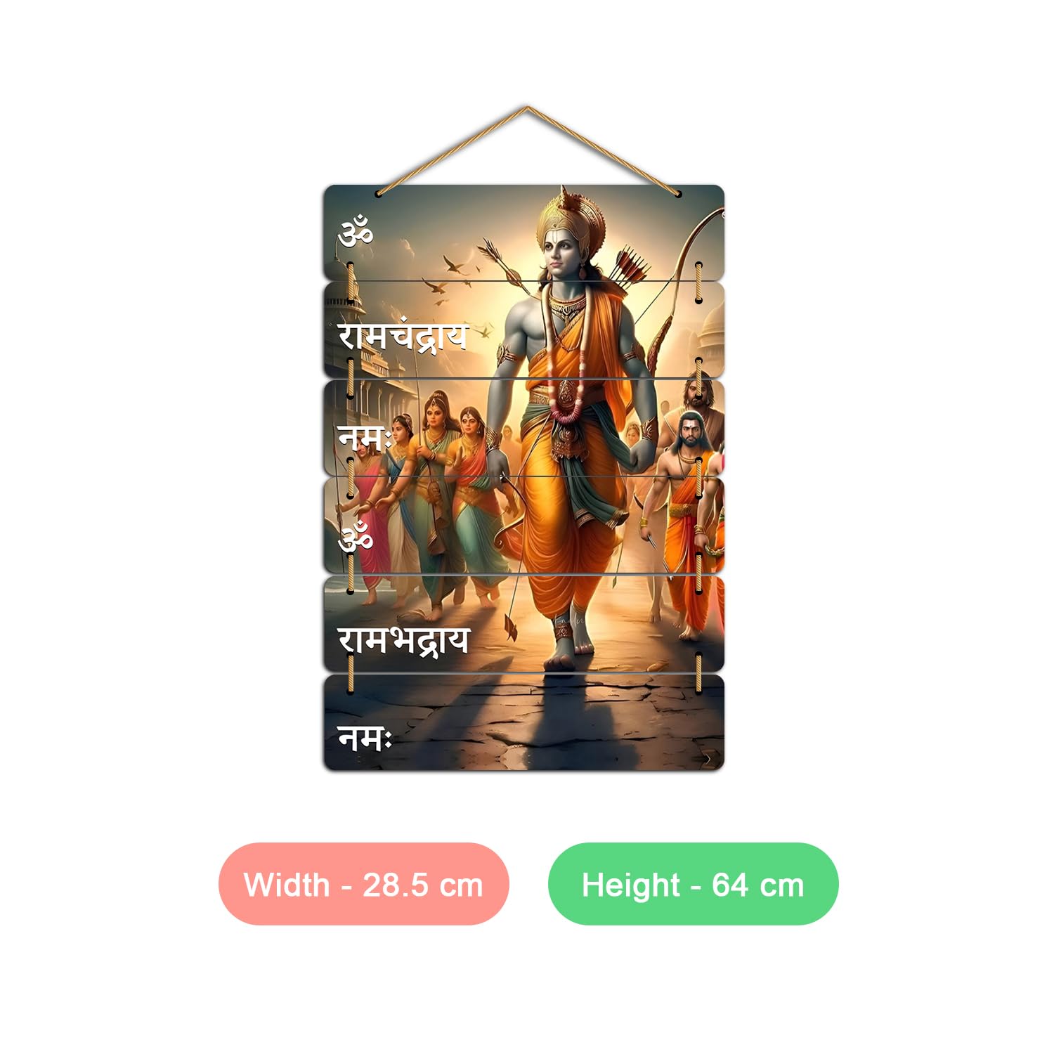 Wall Sculpture – Handcrafted Wooden Diwali Wall Hanging Decorative Items