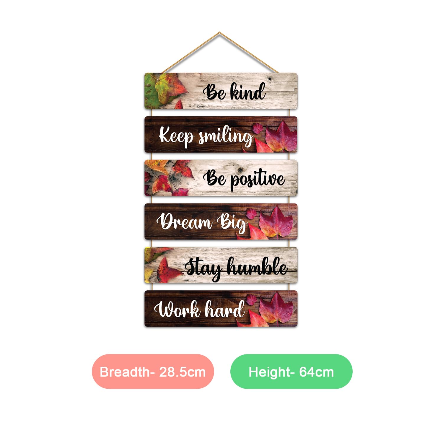 Be Kind Wall Hanging For Living Room- Bedroom - Home Décor - Gifts - Wooden Hanging Decoration Items