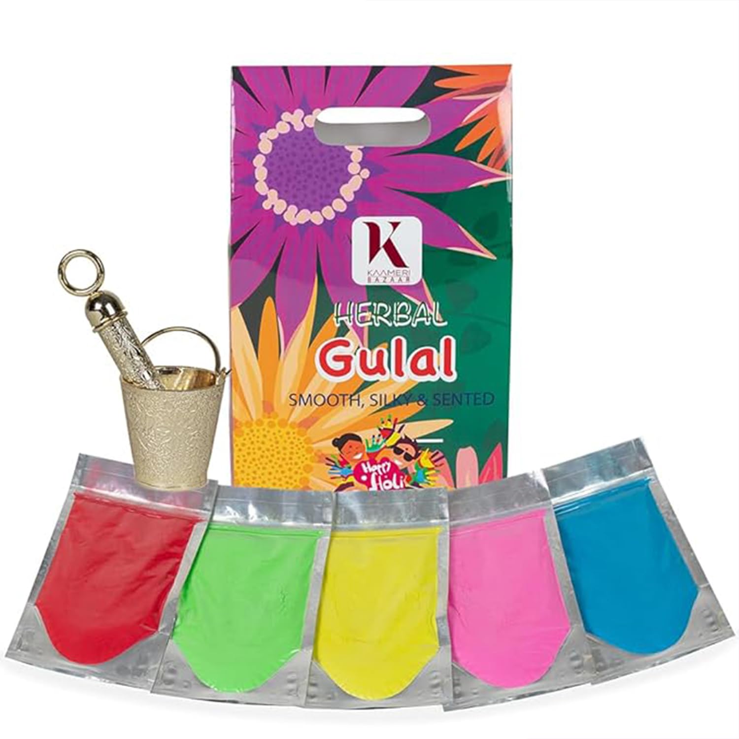 Starch Holi Gulal, Skin Friendly Holi Colour, Herbal Gulal, Organic Holi Colours 
