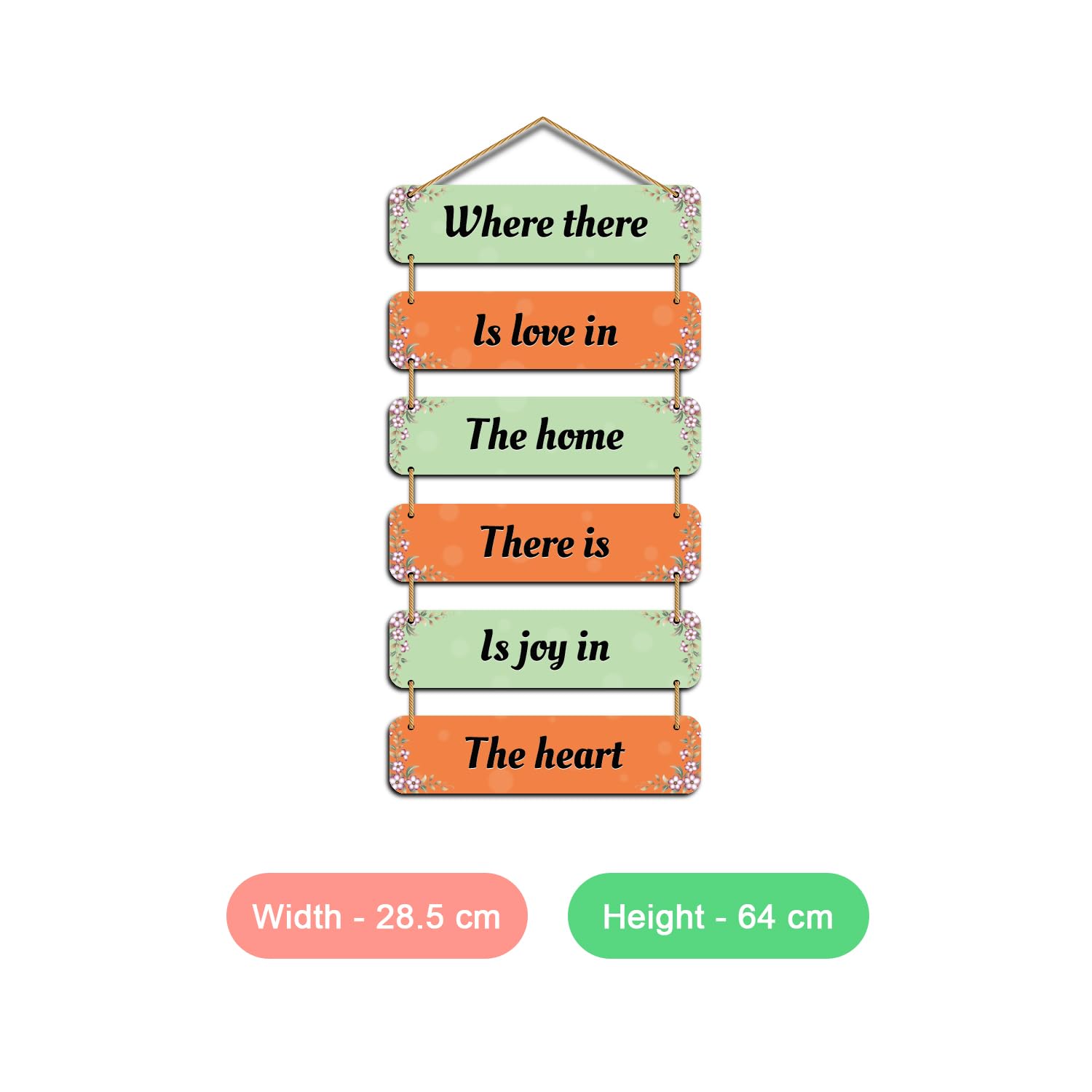  Where Wall Sculpture – Wooden Handcrafted Door Hanging Decorative Items 