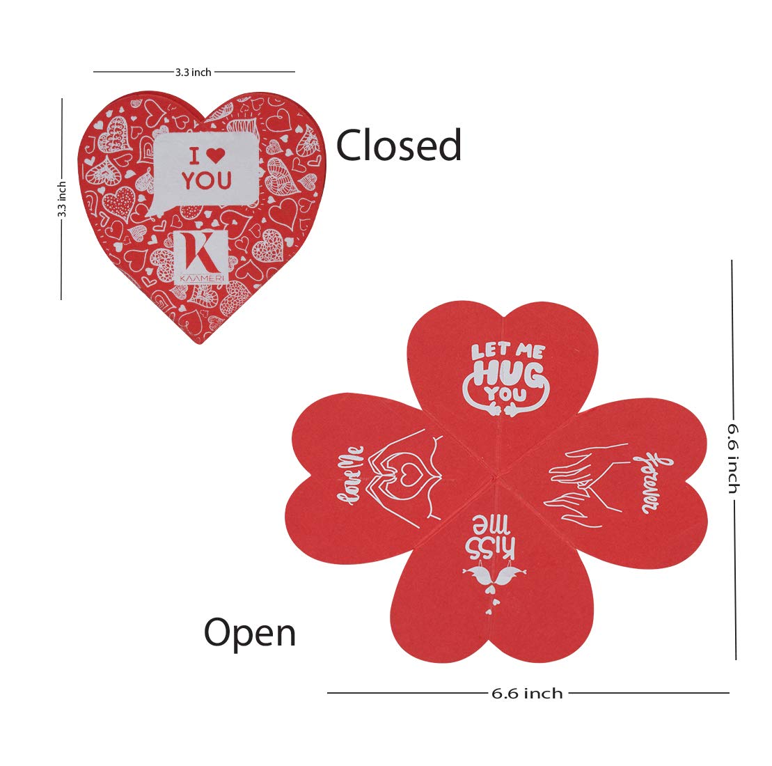 Valentines Day Micro Satin and Fibre Couple of Lovers, Paris, Eiffel Tower with All You Need is Love