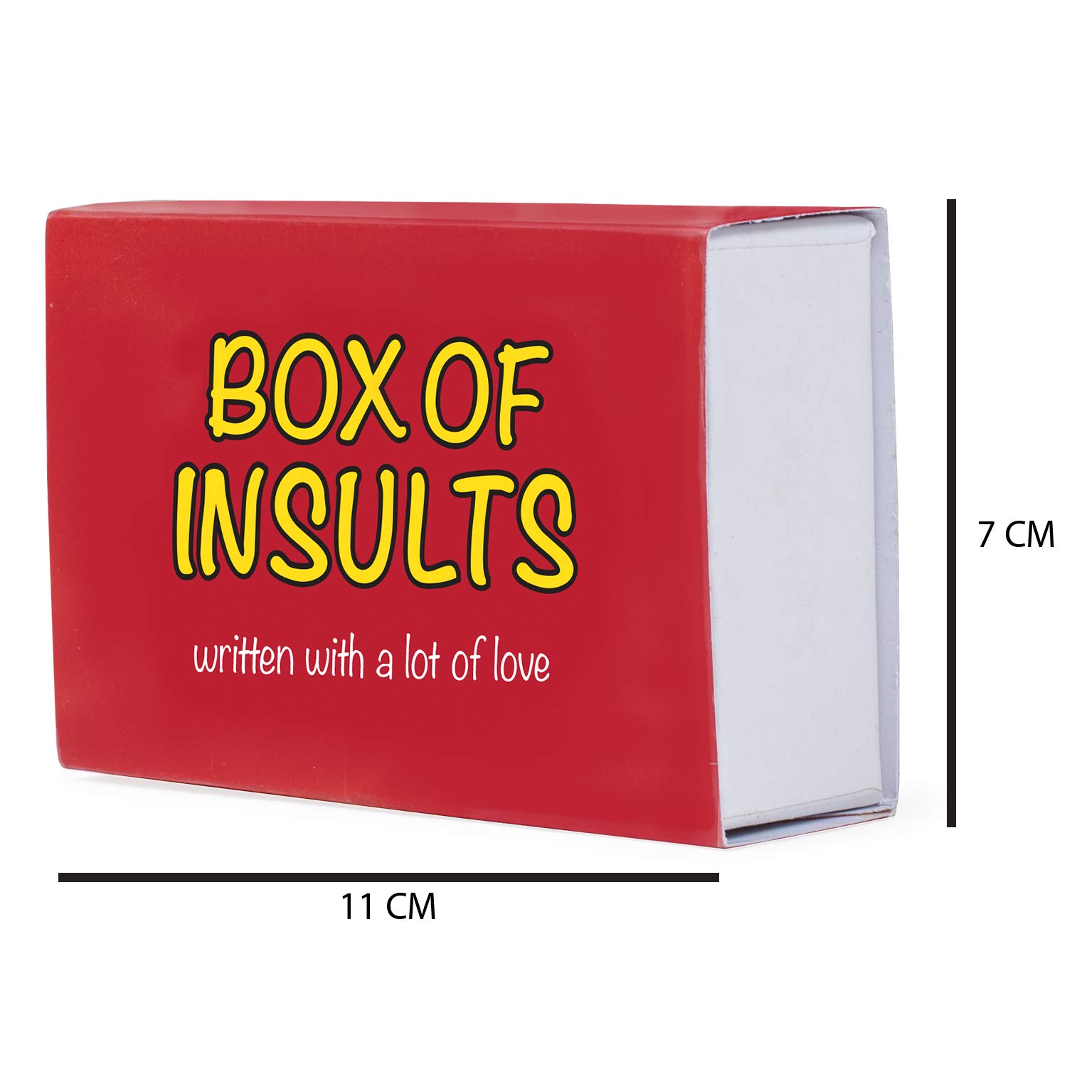 Box of Insults Set of 21 Quotes Cards with Funny messages Gift for Best Friend, Soulmate, birthday, 