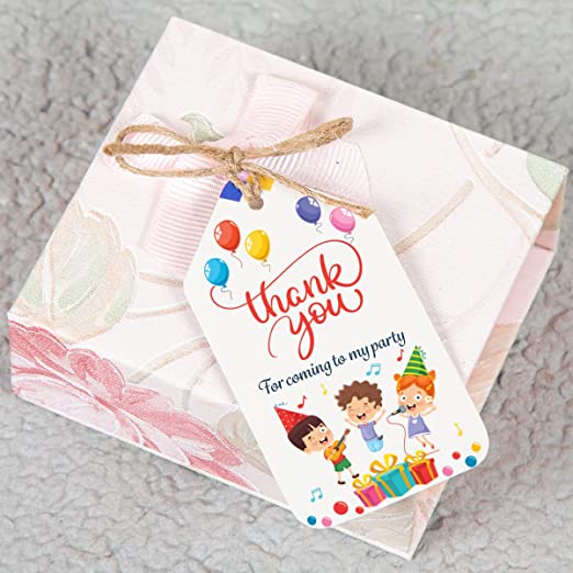Set of 48 Thank You Tags for for Return Gifts 