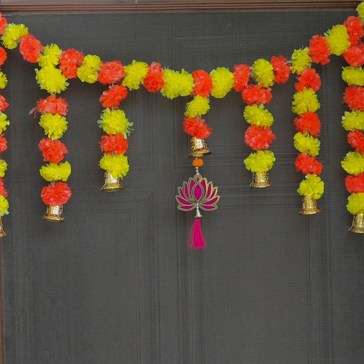 Decorative Door Hanging Toran for Diwali Traditional Bandharwal Thoran Used for Decoration of Main E