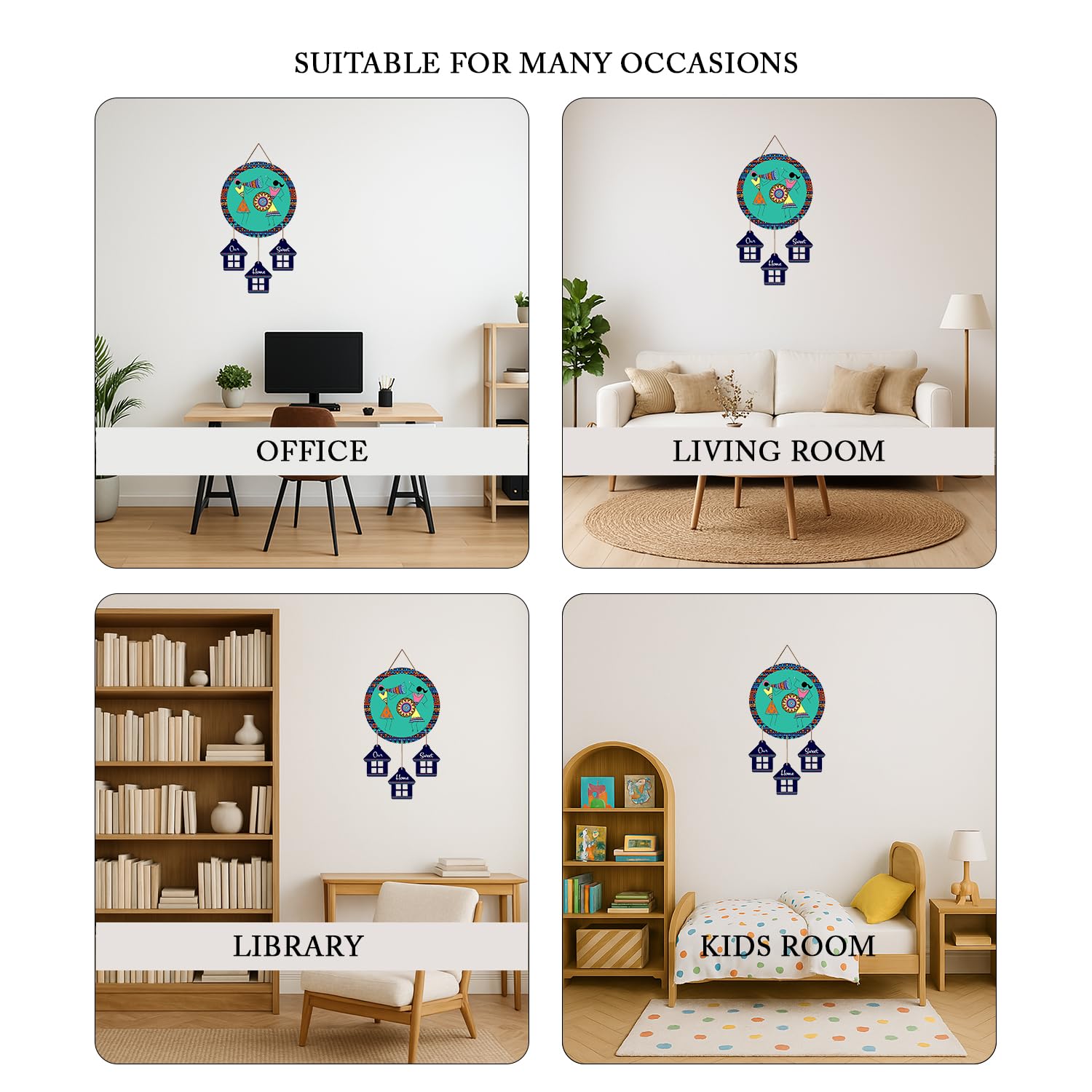 Welcome Wooden Wall Art Hanging Decoration item for Home 