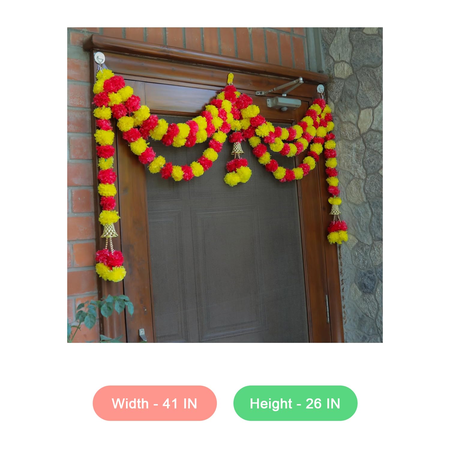 Decorative Door Hanging Toran for Diwali Traditional Bandharwal Used for Decoration of Main Entrance