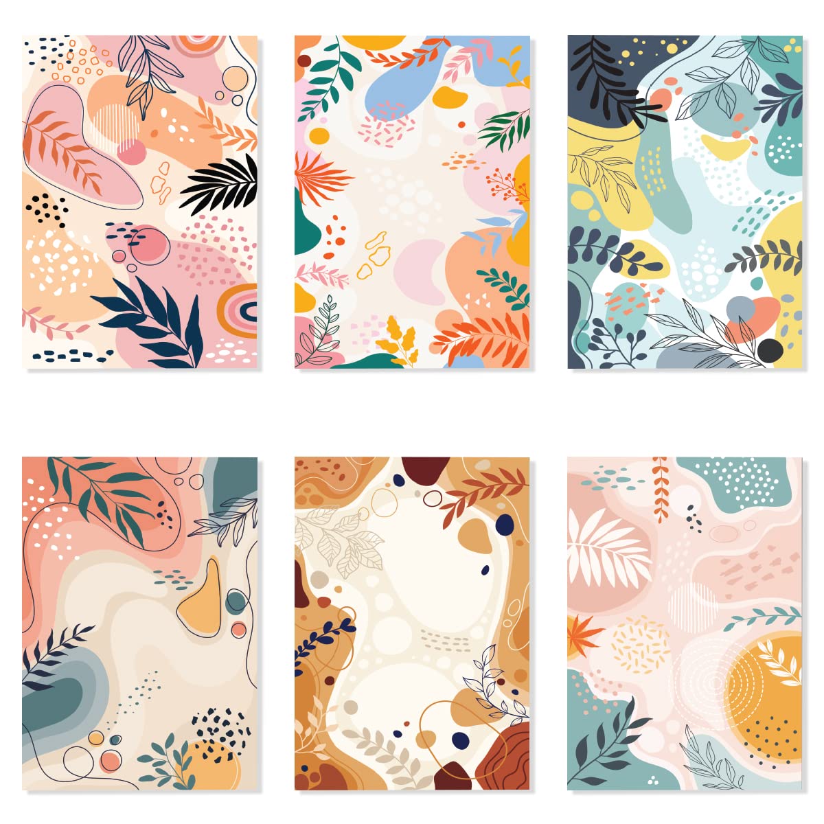 Greeting Cards Spring Floral Thank You Cards Set of 12 Blank Note Cards with Envelopes for him, her,