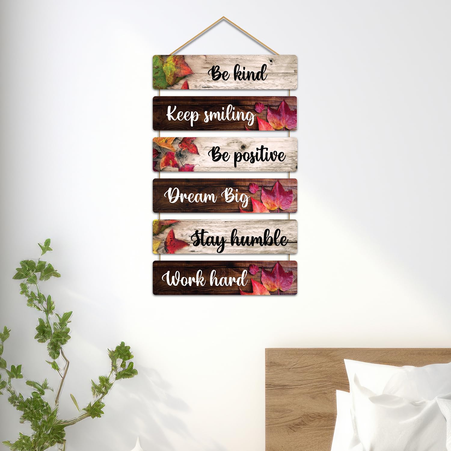 Be Kind Wall Hanging For Living Room- Bedroom - Home Décor - Gifts - Wooden Hanging Decoration Items