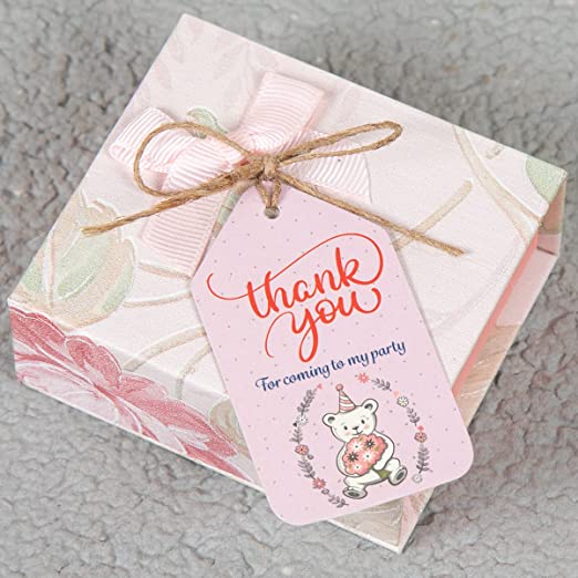 Set of 48 Thank You Tags for for Return Gifts 