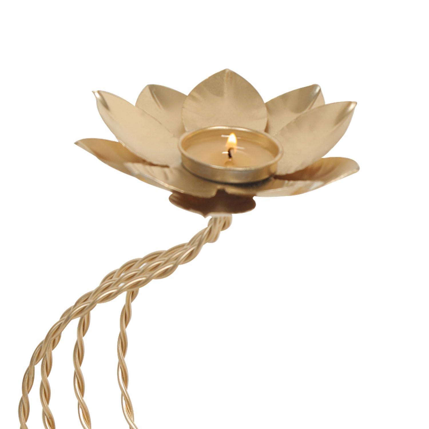 Flower Shape Scented Diya Decorative Urli Diwali Decoration Item (Rose Fragrance)